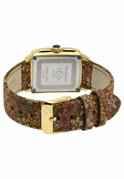 Gevril GV2 Womens Padova Gemstone White Dial, Tan Floral Leather Strap -Gevril Sales Shop gevril 0395 5068436 3