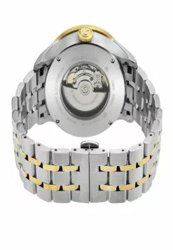 Gevril Jones St. Men's Swiss Automatic, SS Case,YG Bezel White Dial, Two toned SS IPYG Bracelet Watch -Gevril Sales Shop gevril 0399 2638436 2