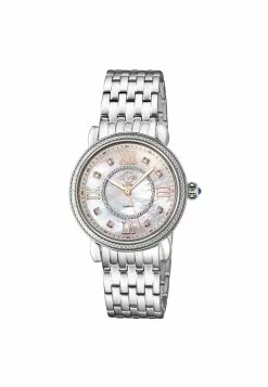 Gevril GV2 Womens Marsala 9860B Swiss Quartz Diamond Stainless Steel Watch
