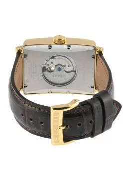Gevril Men's Avenue of Americas Intravedere White Dial Genuine Dark Brown Leather Watch -Gevril Sales Shop gevril 0403 4668436 3