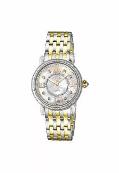 Gevril GV2 Womens Marsala 9864B Swiss Quartz Diamond Two-Tone Stainless Steel Watch