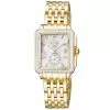 Gevril GV2 Women's Bari Mother of Pearl Dial Gold Tone Bracelet Watch