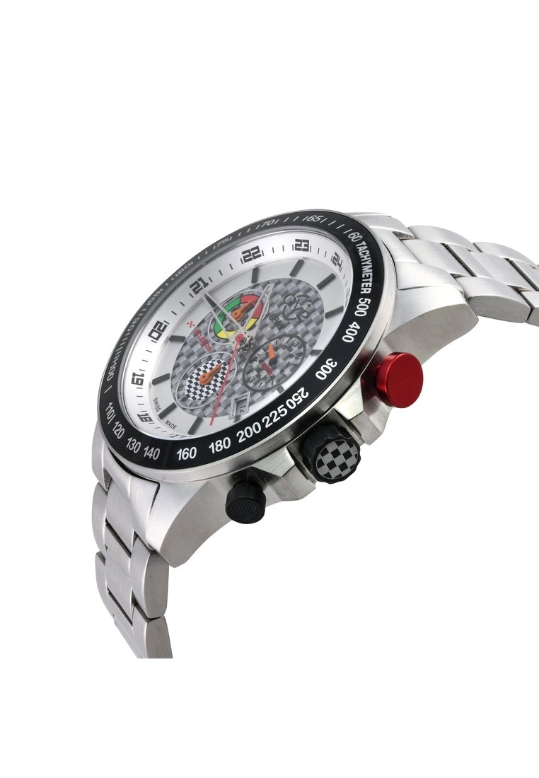 Gevril GV2 Men's Scuderia White Dial Chronograph Date Watch 2 Gevril GV2 Men's Scuderia White Dial Chronograph Date Watch - Image 2