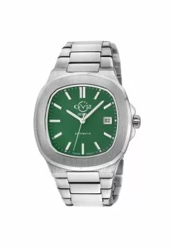 Gevril GV2 Automatic Men's Potente Green Dial 316L Stainless Steel Bracelet Watch