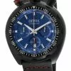 Gevril Men's Canal St Blue Automatic Chronograph Watch