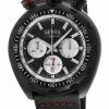 Gevril Men's Canal St Black Automatic Chronograph Watch