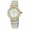 Gevril GV2 Women's Sorrento Diamond ,316L Stainless Steel Case, White MOP Dial, Watch