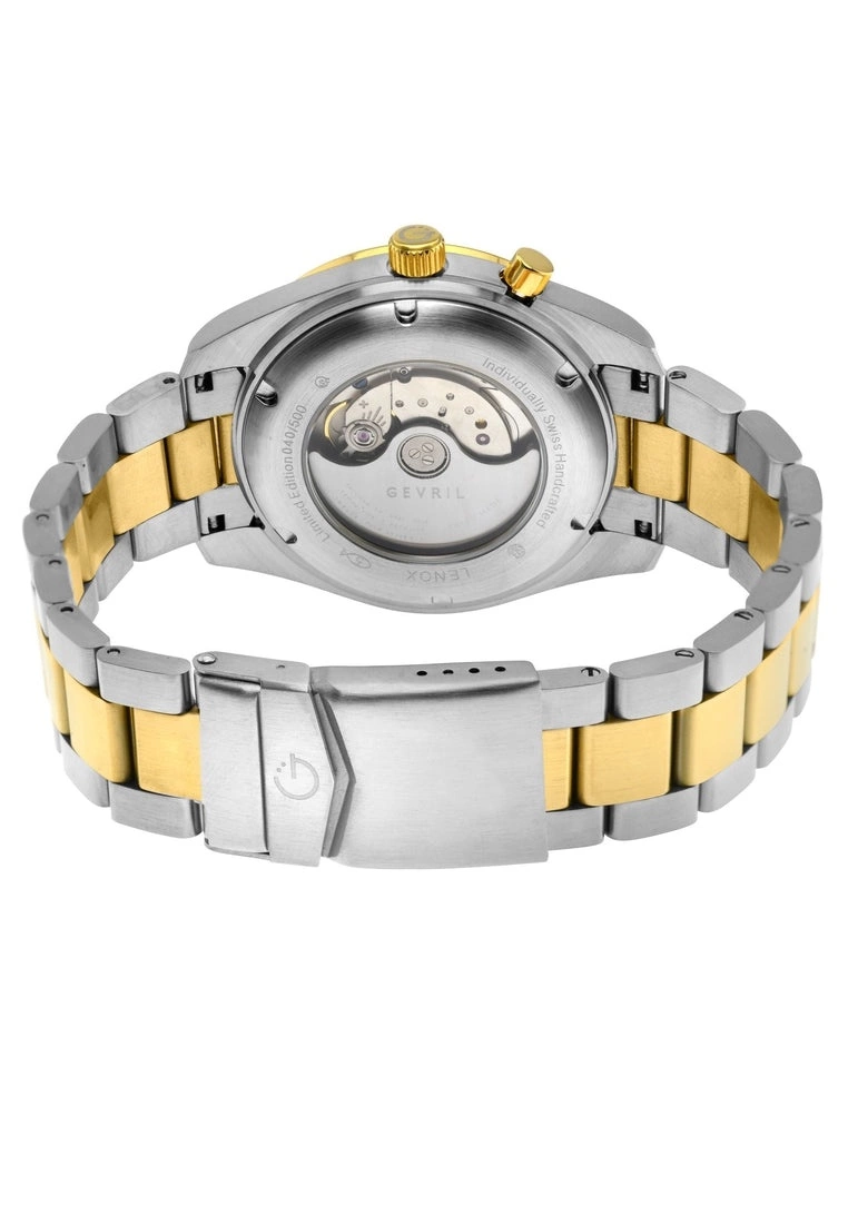 Gevril Men's Lenox Stainless Steel Black Dial Automatic Watch 3 Gevril Men's Lenox Stainless Steel Black Dial Automatic Watch - Image 3