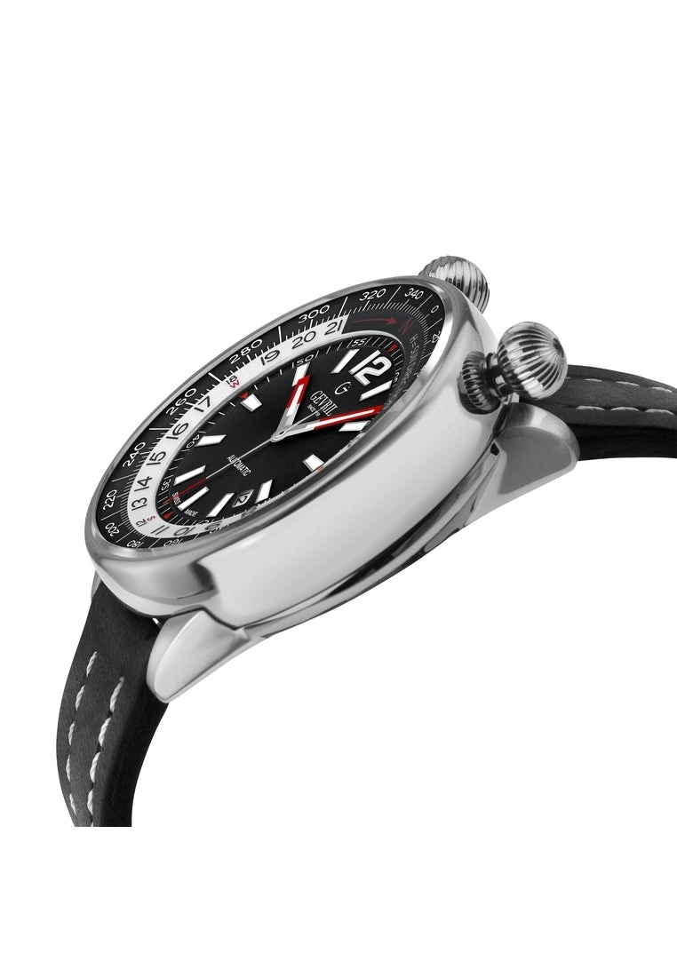 Gevril Men's Wallabout Black Dial Stainless Steel Watch 2 Gevril Men's Wallabout Black Dial Stainless Steel Watch - Image 2