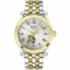 Gevril Men's Madison SS Silver Dial two tone Band