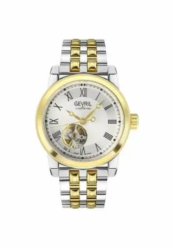 Gevril Men's Madison SS Silver Dial two tone Band