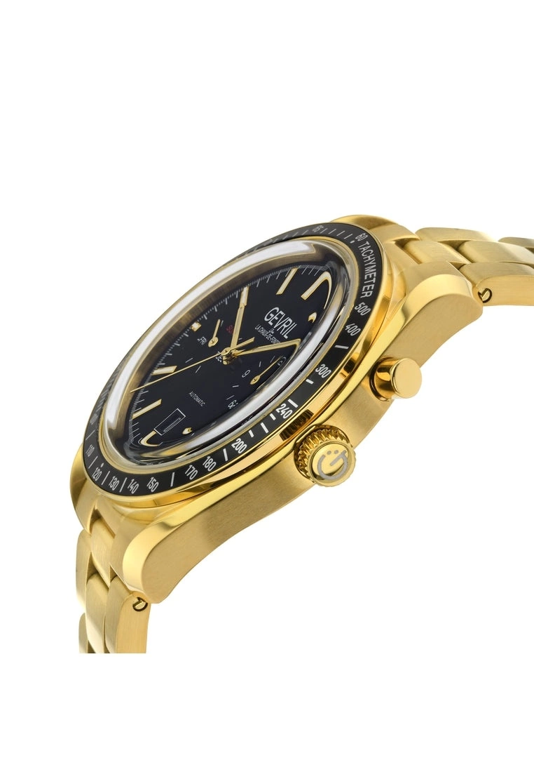 Gevril Men's Lenox Stainless Steel Black Dial Automatic Watch 2 Gevril Men's Lenox Stainless Steel Black Dial Automatic Watch - Image 2