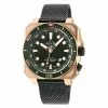 Gevril GV2 Men's XO Submarine 4543 Swiss Automatic, SW200 Movement Green Canvas Strap Luminous Watch