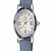 Gevril GV2 Women's Marsala Tortoise Mother Of Pearl Dial, Demin Suede Watch