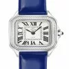 Gevril GV2 Milan Women's 12110 Swiss Quartz Blue Leather Diamond Watch