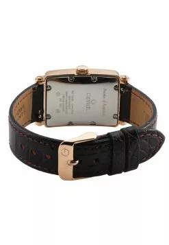 Gevril Ave of Americas Mini Women’s Rose Stainless Steel Case, Pink MOP Dial Watch..Genuine Burgundy Leather Strap. -Gevril Sales Shop gevril 9769 4965536 3