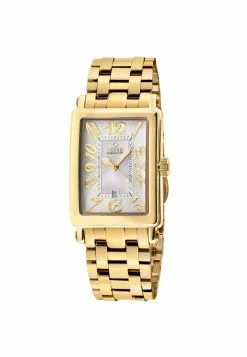 Gevril Ave of Americas Mini Women’s IPYG Stainless Steel Case, White MOP Dial Watch