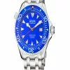 Gevril Men's Hudson Yards blue dial Stainless steel watch
