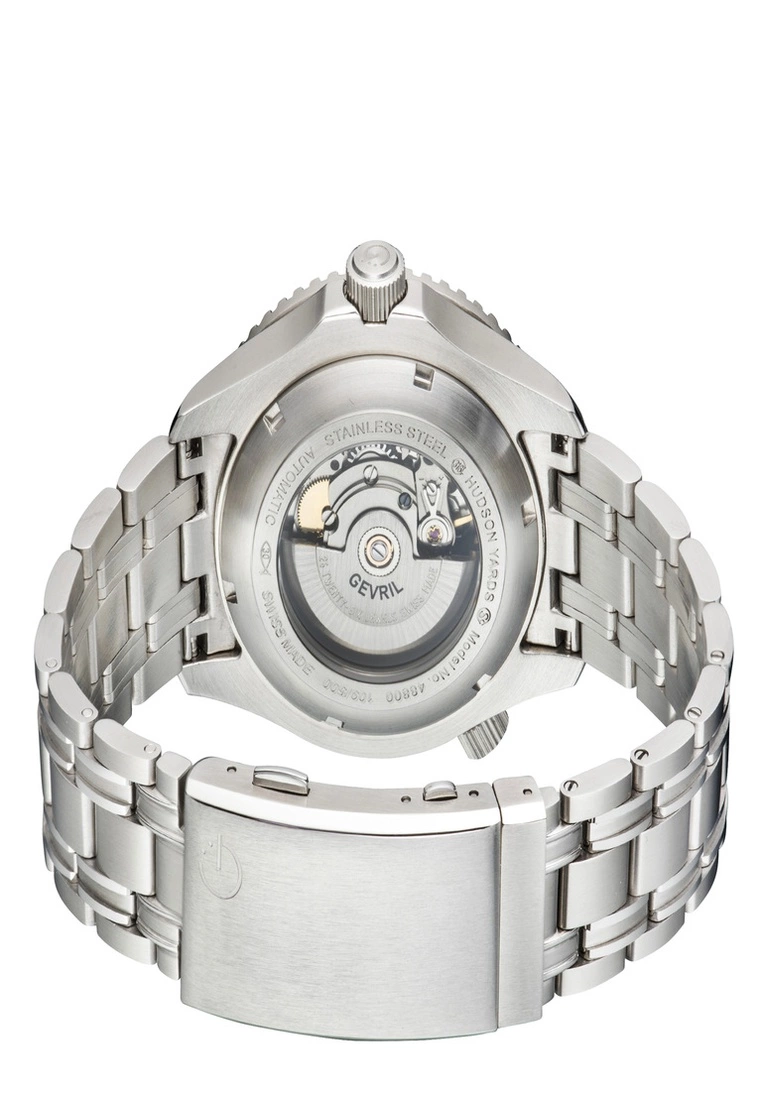 Gevril Men's Hudson Yards blue dial Stainless steel watch 2 Gevril Men's Hudson Yards blue dial Stainless steel watch - Image 2