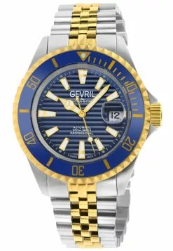 Gevril Men's Chamber 42603 Swiss Made Automatic Sellita SW200 Two-toned Stainless Steel Watch