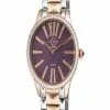 Gevril GV2 Siena Women's Purple Dial 2 tone RG Watch