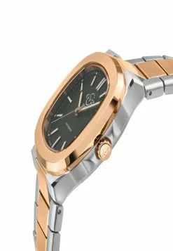 Gevril GV2 Automatic Men's Potente 18104 Swiss Automatic Two Tone Stainless Steel Luminous Date Watch -Gevril Sales Shop gevril 9794 3365536 3