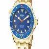 Gevril Men's Hudson Yards blue dial Gold watch