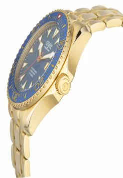 Gevril Men's Hudson Yards blue dial Gold watch -Gevril Sales Shop gevril 9795 6565536 3