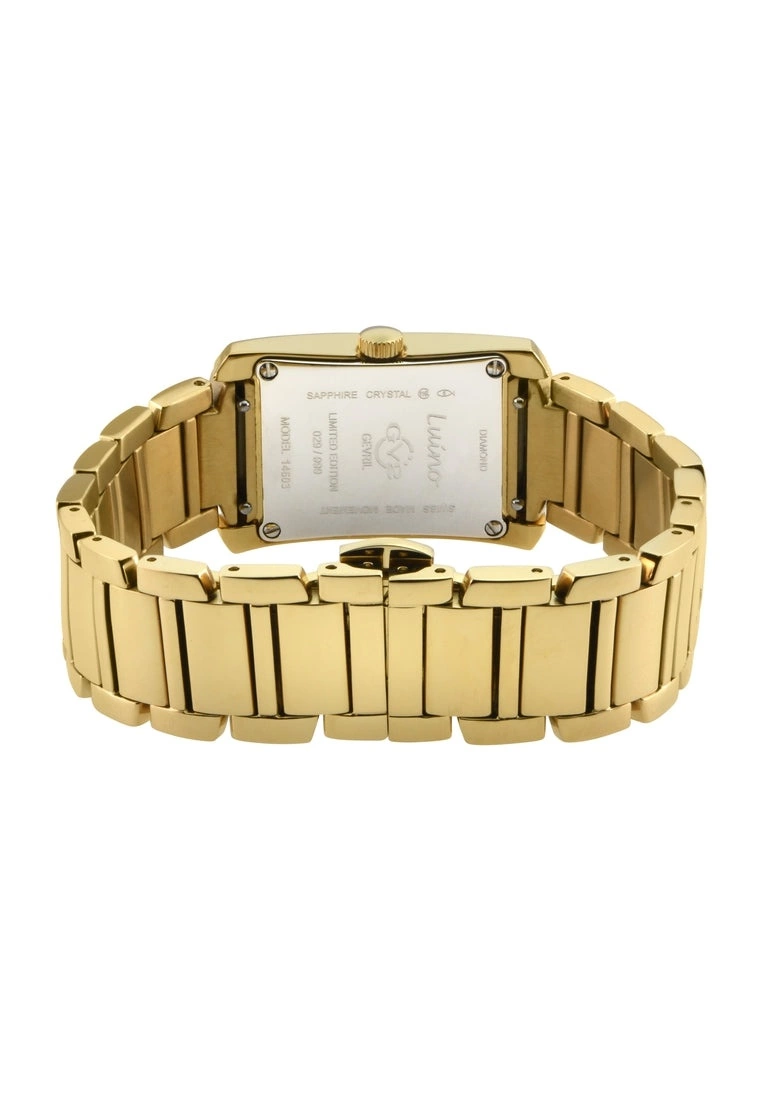 Gevril GV2 Womens Luino Diamond White MOP Dial, 316L Stainless Steel IPYG Bracelet Watch 3 Gevril GV2 Womens Luino Diamond White MOP Dial, 316L Stainless Steel IPYG Bracelet Watch - Image 3