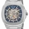 Gevril GV2 Automatic Men's Potente Skeletal Dial 18110 Swiss Automatic Stainless Steel Luminous Date Watch