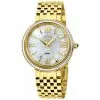 Gevril GV2 Women's Genoa White MOP Dial, Stainless Steel Diamond Watch