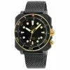 Gevril GV2 Men's XO Submarine Black Case, GP/BLK Bezel, Black Dial, Stainess Steel Bracelet