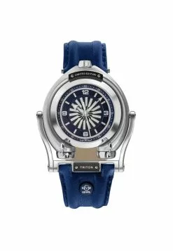 Gevril GV2 Triton Men's Blue Dial Calfskin Leather Watch