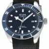 Gevril Men's Yorkville Blue Dial Stainless Steel Watch
